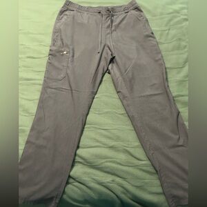 Grey Healing Hands Scrub Pants
